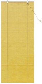 Persianas e Sombras de Janela Amarelo 90 x 220 cm Bambu
