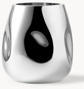 Jarra de vidro artesanal espelhado, Alt 17 cm