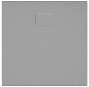 Base de chuveiro SMC 90x80 cm cinzento