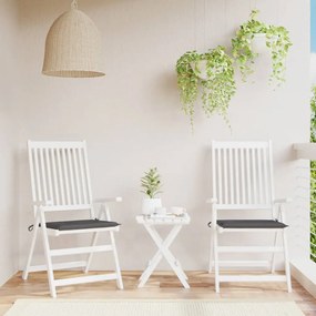 vidaXL Almofadões p/ cadeiras de jardim 2 pcs tecido oxford antracite