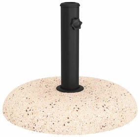 Base de Parasol para Postes de 37/42/52/58mm em Concreto Amarelo, 20kg