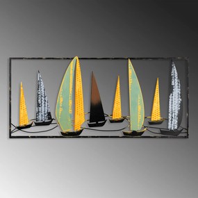 Acessório Decorativo de Parede Yelkenli – Multicolor – 40 x 90 cm