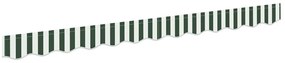 Valência de Toldos para Estrutura de 3,5 m Verde e Branco 3,3x0,2 m