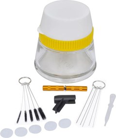 Conjunto para limpeza de aerógrafos 3 em 1