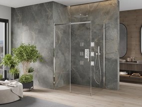 Mexen Omega cabine de duche de correr 120 x 90 cm, transparente, cromada - 825-120-090-01-00