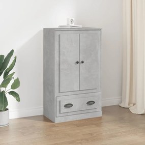vidaXL Armário alto derivados madeira 60x35,5x103,5 cm cinza cimento