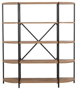 Estante Signa – Atlantic Pine Black – 139x155x34 cm