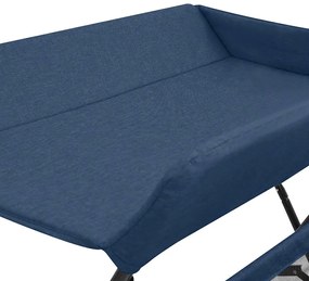 Mesa muda-fraldas ferro azul-marinho