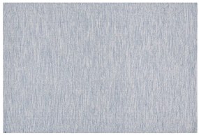 Tapete em algodão azul claro 140 x 200 cm DERINCE Beliani