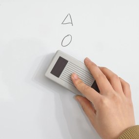 HOMCOM Quadro Magnético Quadro Magnético de Parede Incluí 10 Ímás 1 Apagador e 4 Marcadores 60x45 cm Branco