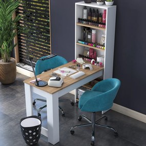 Mesa de Maquilhagem BJ113 – Nogueira – 120x153,6x53,8 cm
