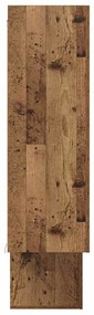 Conjunto de móvel de TV 4 pcs Madeira antiga 30.5 x 30 x 90 cm