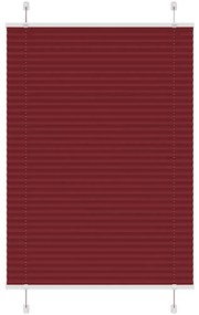 vidaXL Plissado Cego Bordéus Vermelho 90x150 cm Largura Tecido