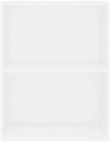 Estante com 2 prateleiras 60x30x76,5 cm contraplacado branco