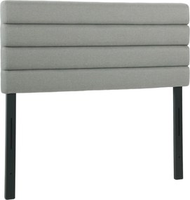 HOMCOM Cabeceira de Cama 140 cm Altura Ajustável em 3 Níveis 106/116/126 cm Estofada em Linho Cinza | Aosom Portugal