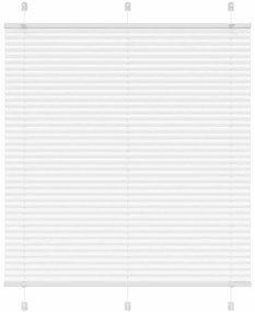 Branco Plissada Cega 120x150cm Largura Tecido 119,4cm Poliéster