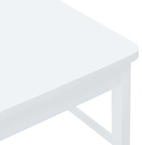 Cadeiras de jantar 2 pcs madeira de seringueira maciça branco