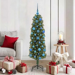 vidaXL Árvore de Natal Artificial Verde 150 cm PVC e Aço e Plástico