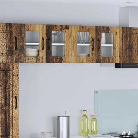 vidaXL Armário de Cozinha com porta Madeira antiga 60 x 31 x 40 cm