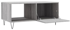 Mesa de centro 90x50x40 cm derivados de madeira cinzento sonoma