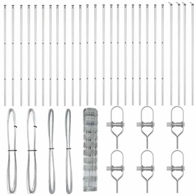 Cerca de Campo 1x50 m Aço Galvanizado