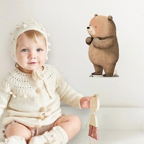 Autocolantes para quarto infantil - Ursinho marrom