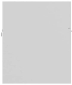 2 pcs conjunto de móveis de casa de banho contraplacado branco