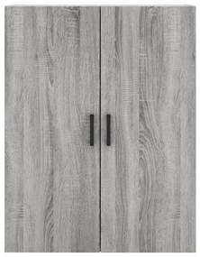 Armários de parede 2 pcs 69,5x34x90 cm cinzento sonoma
