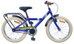 vidaXL Bicicleta Infantil 20 Polegadas para 6-11 Anos Azul Escuro