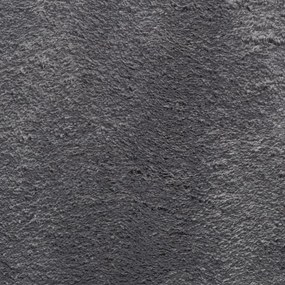 Tapete pelo curto macio e lavável HUARTE Ø 200 cm antracite