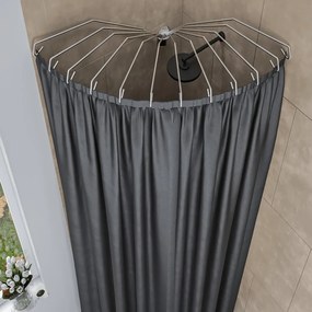 Varão para cortina de duche estilo guarda-chuva