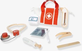 Conjunto de jogo de mala de médico small foot para criança vermelho