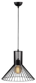 Candeeiro Fellini – Preto – Diâmetro 38 cm, Altura 128 cm