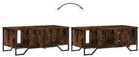 Mesa de centro 100x51x40 cm derivados madeira carvalho fumado