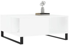 Mesa de centro 80x80x36,5 cm derivados de madeira branco