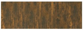 Cabeceira cama 240x1,5x80 cm derivados madeira carvalho fumado