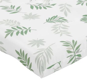 Almofadões p/ cadeira de terraço 2 pcs tecido oxford folhas
