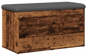 Banco de arrumação 82x42x45 cm derivados madeira madeira velha