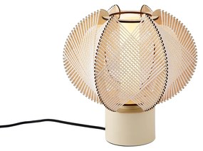 Candeeiro de mesa Japandi bege 32cm - Gertie Japandi