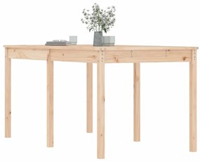 Mesa de jardim 159,5x82,5x76 cm madeira de pinho maciça