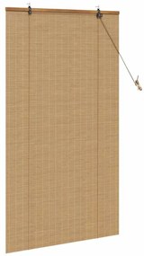 Persianas e Sombras de Janela Marrom Claro 90 x 160 cm Bambu