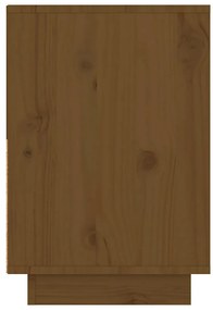 Mesas de cabeceira 2 pcs 60x34x51 cm pinho maciço castanho mel