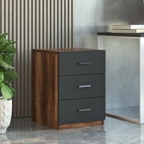 Gaveta VO3 – Walnut/Antracite – 44,5x61,8x46,6 cm