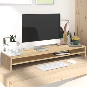 Suporte para monitor 100x24x13cm deriv. madeira carvalho sonoma