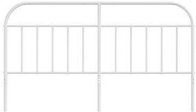 Cabeceira de cama 180 cm metal branco