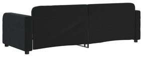 Sofá-cama 80x200 cm veludo preto