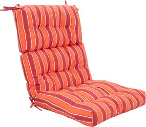 Almofada para Cadeira de Encosto Alto (CADEIRA NÃO INCLUIDA), 56,5 x 51,5 x 64,5 cm, Encosto Ajustável, Laranja