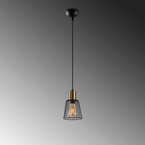 Chandelier Kemtel – Preto – 16 x 16 x 29 cm