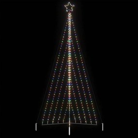 vidaXL LED Árvore de Natal 570 LEDs Colorido 399 cm