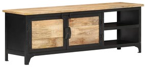 Móvel de TV 120x30x40 cm madeira de mangueira maciça